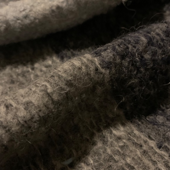 FREE PEOPLE Alpaca Chunky Knit Sweater Oversized Bishop Sleeve Medium - Large - Picture 10 of 16